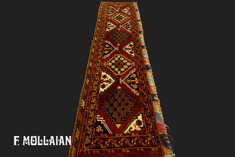 Antique Turkmen Torba Rug n°:67093474